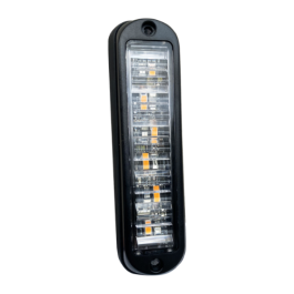 LAP Electrical MLED6AV 10-30V Slimline 6 LED Module Unit - Amber (Vertical Mount) PN: MLED6AV